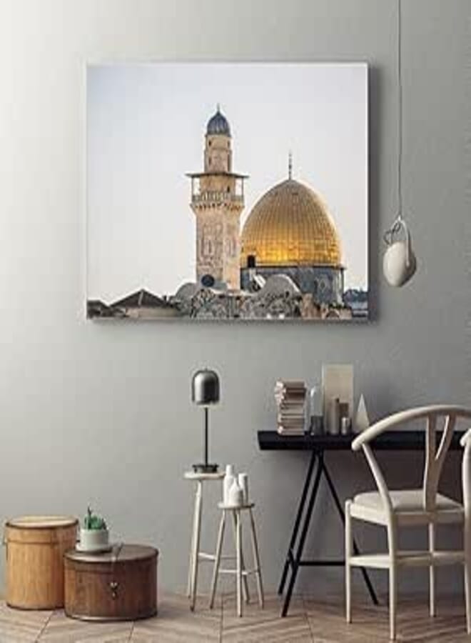 Home Gallery A wall art painting about the of the Rock Printed on canvas 60x40
