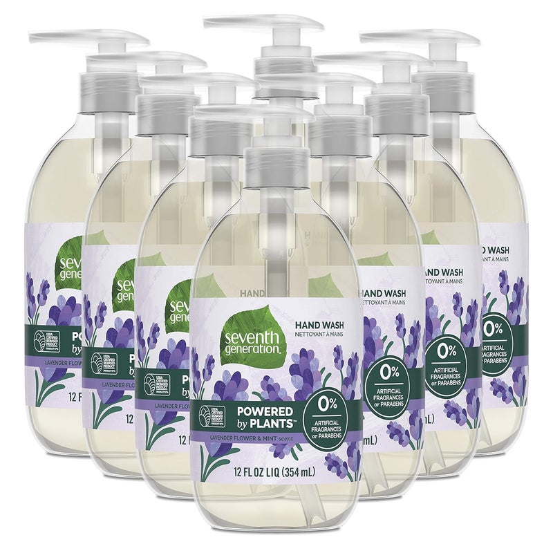 Seventh Generation Hand Soap Lavender Flower  Mint 12 oz 8 Pack Packaging May Vary