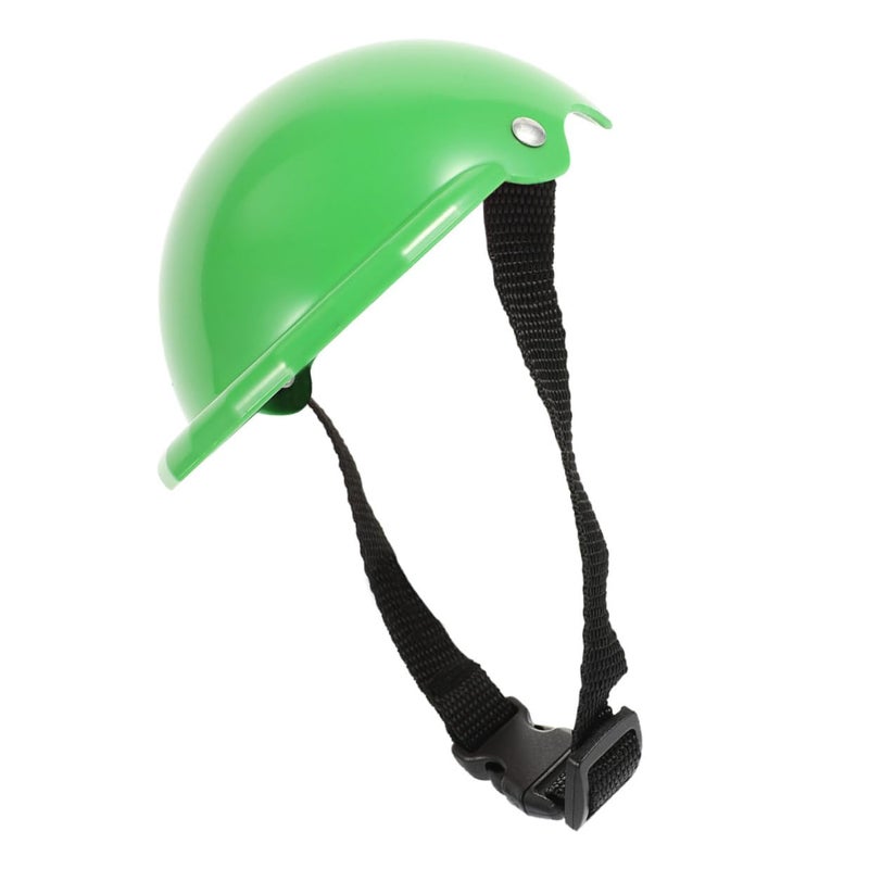 Small Green Plastic Pet Helmet Decorative Protective Hat for Dogs and Cats - Image 2