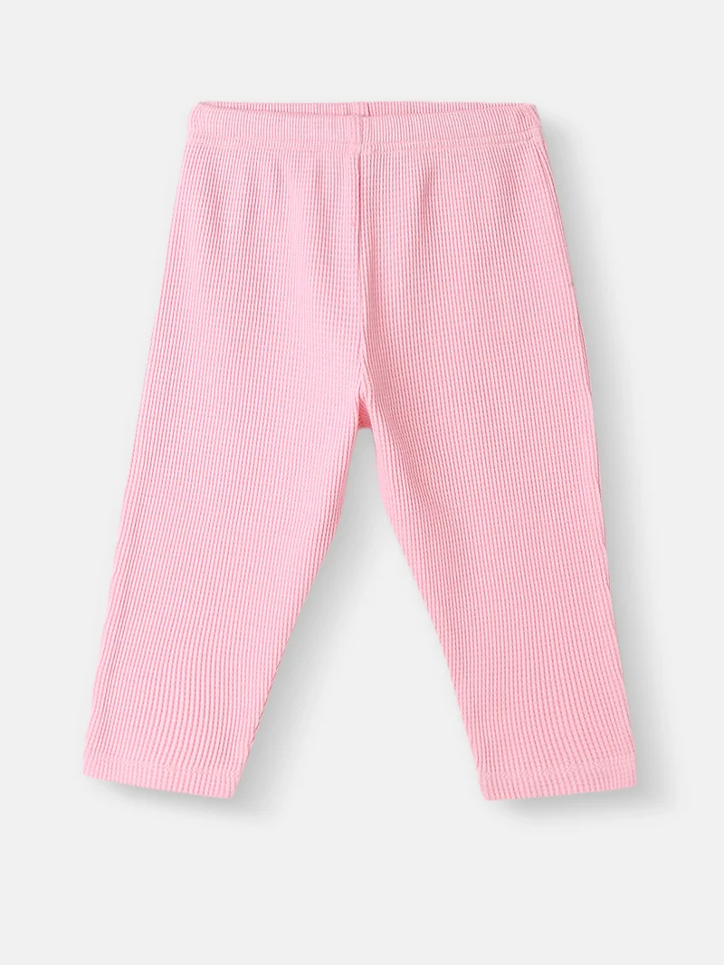نوتيناتي Girls’ Cotton Top and Pants Set|Floral Printed Top | Solid Pants | 3-24 Months