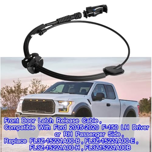 LDCRE Front Door Latch Release CableCompatible With Ford 20152020 F150 LH Driver or RH Passenger SideReplace FL3Z15221A00B FL3Z15221A00E FL3Z15221A00HFL3Z15221A00B - Image 3