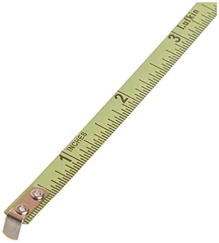 Lufkin Crescent Lufkin 1/4" x 10' Pee Wee Yellow Clad Pocket Tape Measure - W6110 , Black - Image 3