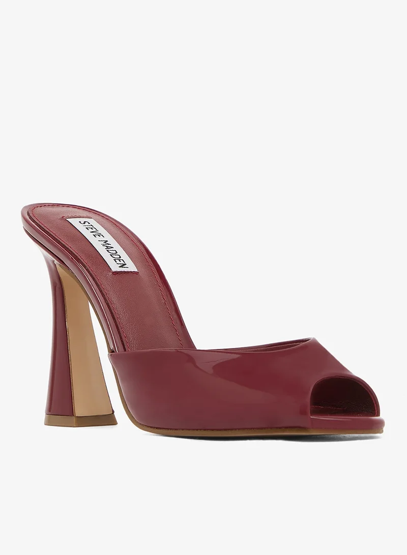 Steve Madden WHITE MULTICOLOR PRESECCO Glossy Peep Toe Heeled Sandals for Women | Best Price UAE