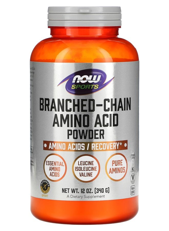 now Sports Branched-Chain Amino Acid Powder 12 oz (340 g)