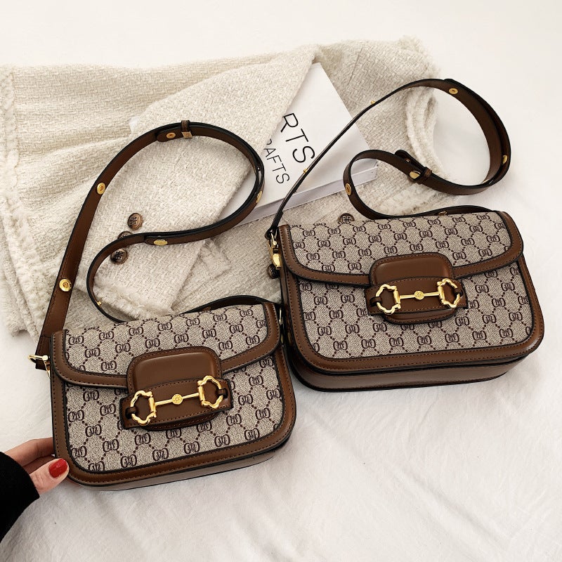 Large And Small Fashionable Rectangular Bags Crossbody Shoulder Bags With A Light Luxury Texture And Trendy Flap Design For Women - Image 3