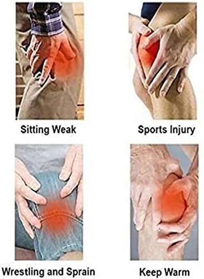 KUDIZE Open Patella Hinged Knee Brace for Knee Joint Pain Relief Functional Knee Support Cap Sleeve for Men & Women Ligament Tear Wraparound Stabilizer Beige (1 Pair / 2 Pcs) (3XL) - Image 4