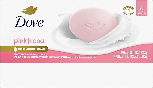 Dove Deep Moisturising PInk 135g x 8 Gentle Cleanser for Softer and Smoother Skin with 14 Moisturising Cream PINK More Moisturizing than Bar Soap135gm Pack of 8 - Image 2