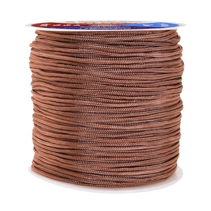Mandala Crafts 2mm Oak Blind Strings Lift Shade Cord 109 Yards Braided Nylon Cord for Roman Shades, Curtain String, and Blinds Repair or Replacement - Image 1
