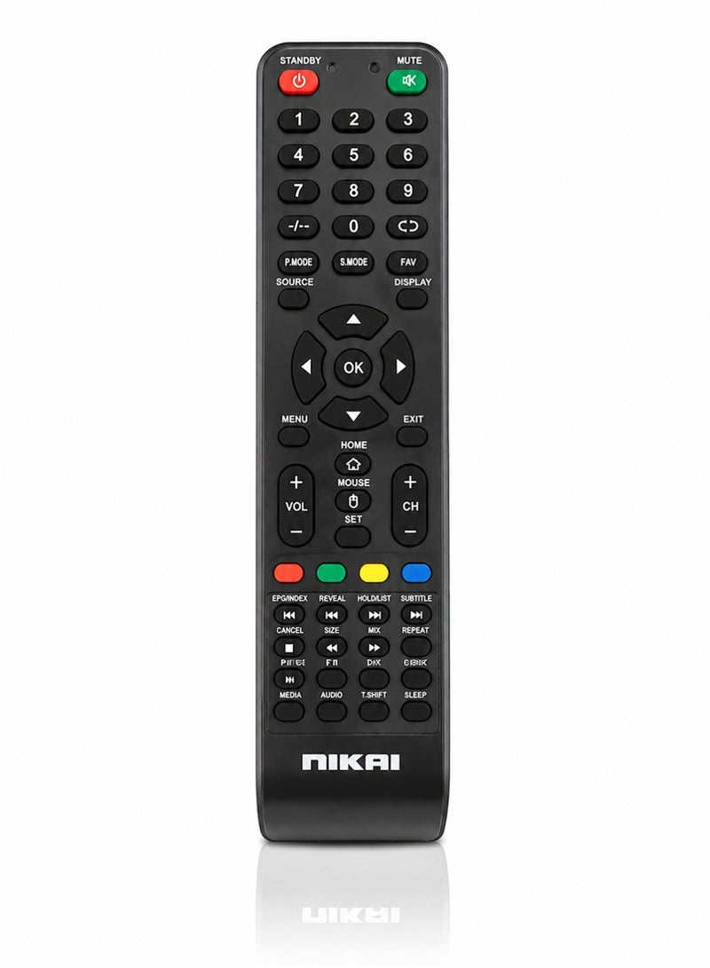 Replacement Remote Control Suitable for NIKAI Smart TV