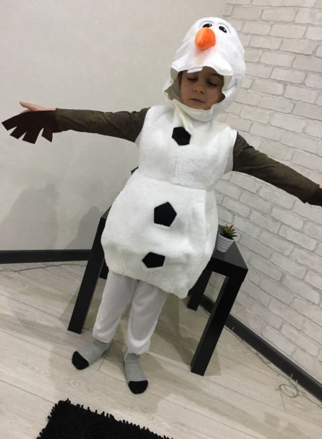 ELEGAWHISPR زي أولاف للأطفال من إليجاويسبر، زي رجل الثلج، زي تنكري للأولاد، بدلة هالوين - Image 5