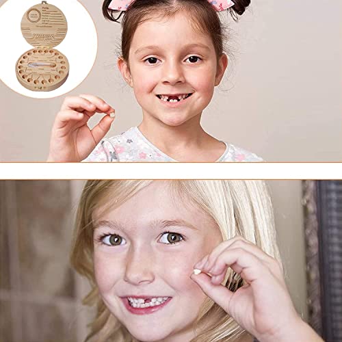 ANWOLA Baby Tooth Keepsake Box,Tooth Fairy Box,Wooden Tooth Box ,Baby Keepsake Storage Box,Tooth Saver,Tooth Holder for Kids Teeth,Tooth Boxes for Lost Teeth for Kids,Newborn Baby Birthday and Shower Gift - Image 4