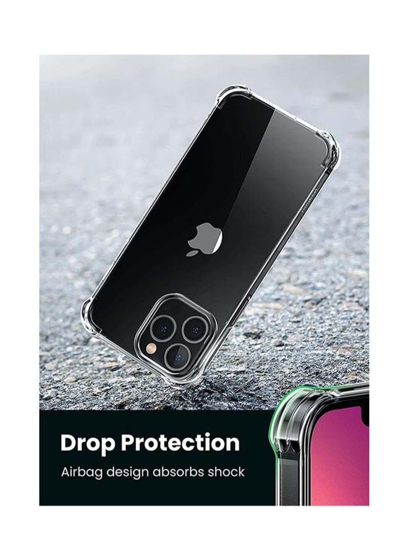 Clear Case Compatible with iPhone 13 Pro Max Transparent Cover TPU Protective Case with 4 Corners Bumper Shockproof Soft Scratch-Resistant Anti-Drop Slim Thin Case for iPhone 13 Pro Max 6.7Inch Transparent