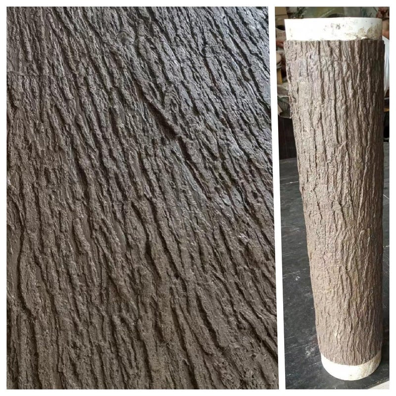 BOALORD Artificial Tree Bark, 19.69x39.37 Inch Fake Bark for Pillars Pipes Decor, Cuttable Simulation Tree Bark for Columns, Walls, Floors, Tree Decoration - Image 1