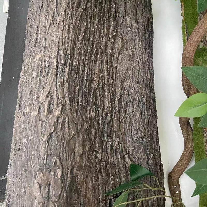 BOALORD Artificial Tree Bark, 19.69x39.37 Inch Fake Bark for Pillars Pipes Decor, Cuttable Simulation Tree Bark for Columns, Walls, Floors, Tree Decoration - Image 3