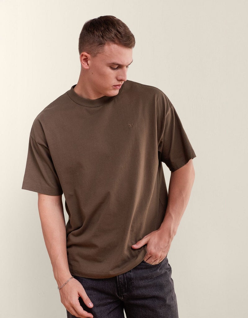 American Eagle AE Oversized Crewneck T-Shirt - Image 1