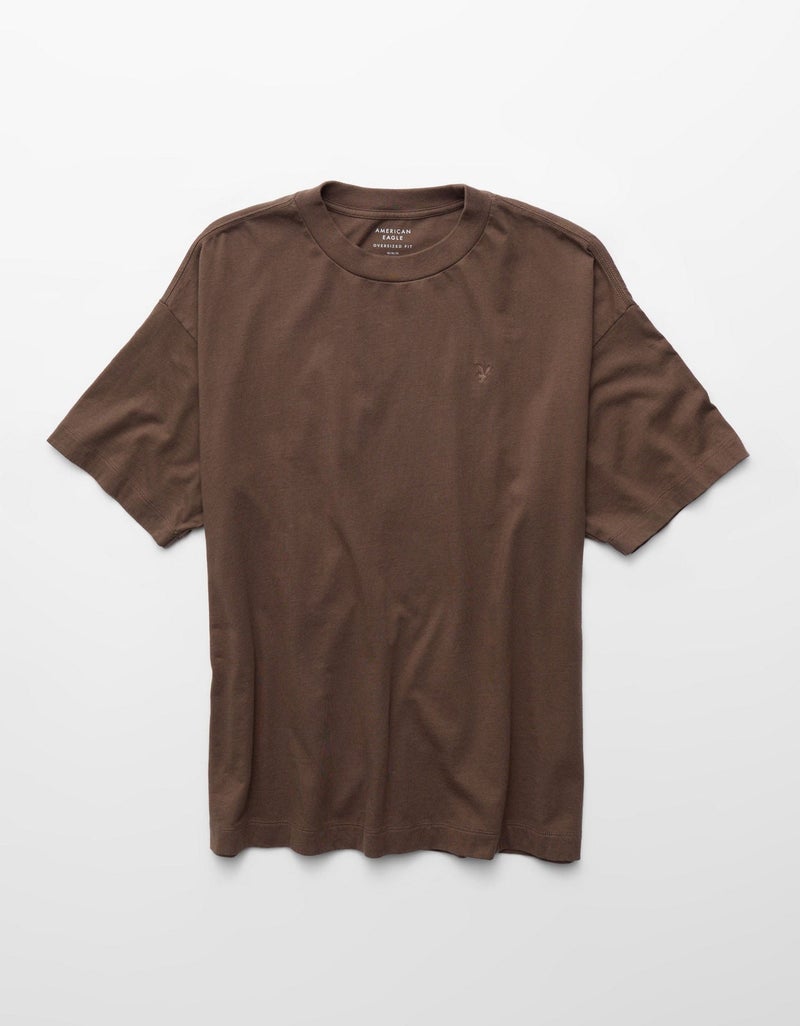 American Eagle AE Oversized Crewneck T-Shirt - Image 3