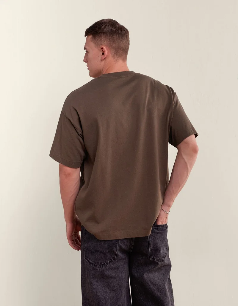 American Eagle  AE Oversized Crewneck T-Shirt for Men | Best Price UAE