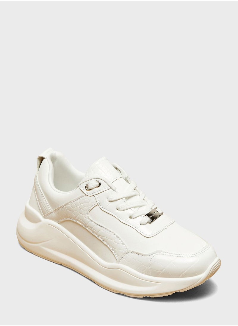 shoexpress - Lace Up Low Top Sneakers - Image 1