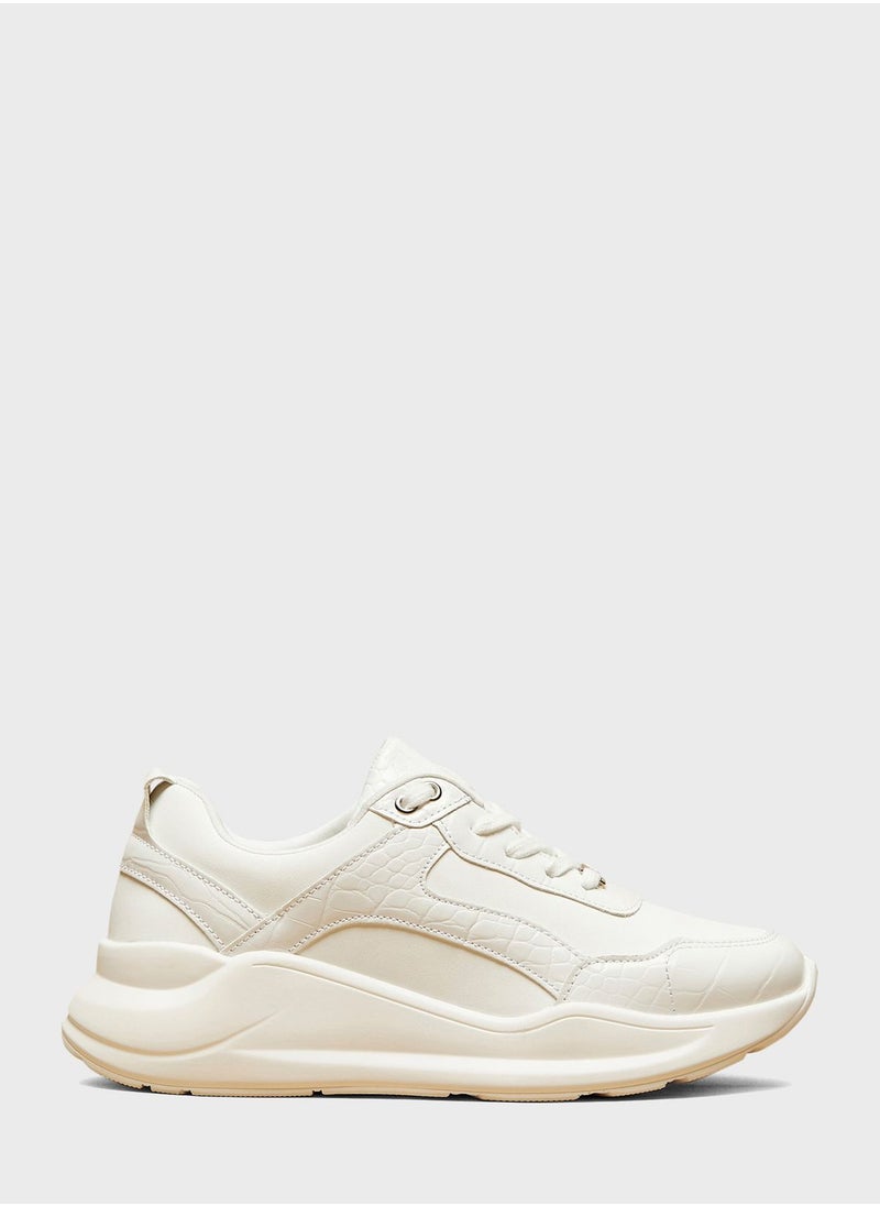shoexpress - Lace Up Low Top Sneakers - Image 1