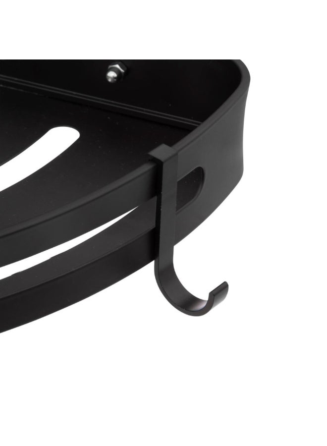 Five Simply Smart Corner Shower Shelf with Adhesive Sticker Black 4 x 23.5 x 29.2 cm 200119 - Image 4