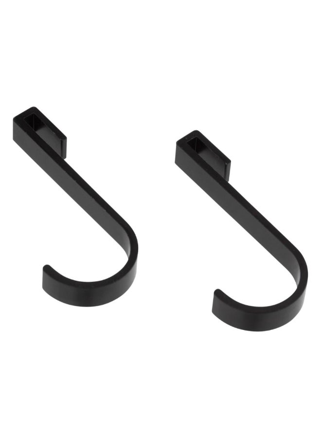 Five Simply Smart Corner Shower Shelf with Adhesive Sticker Black 4 x 23.5 x 29.2 cm 200119 - Image 2