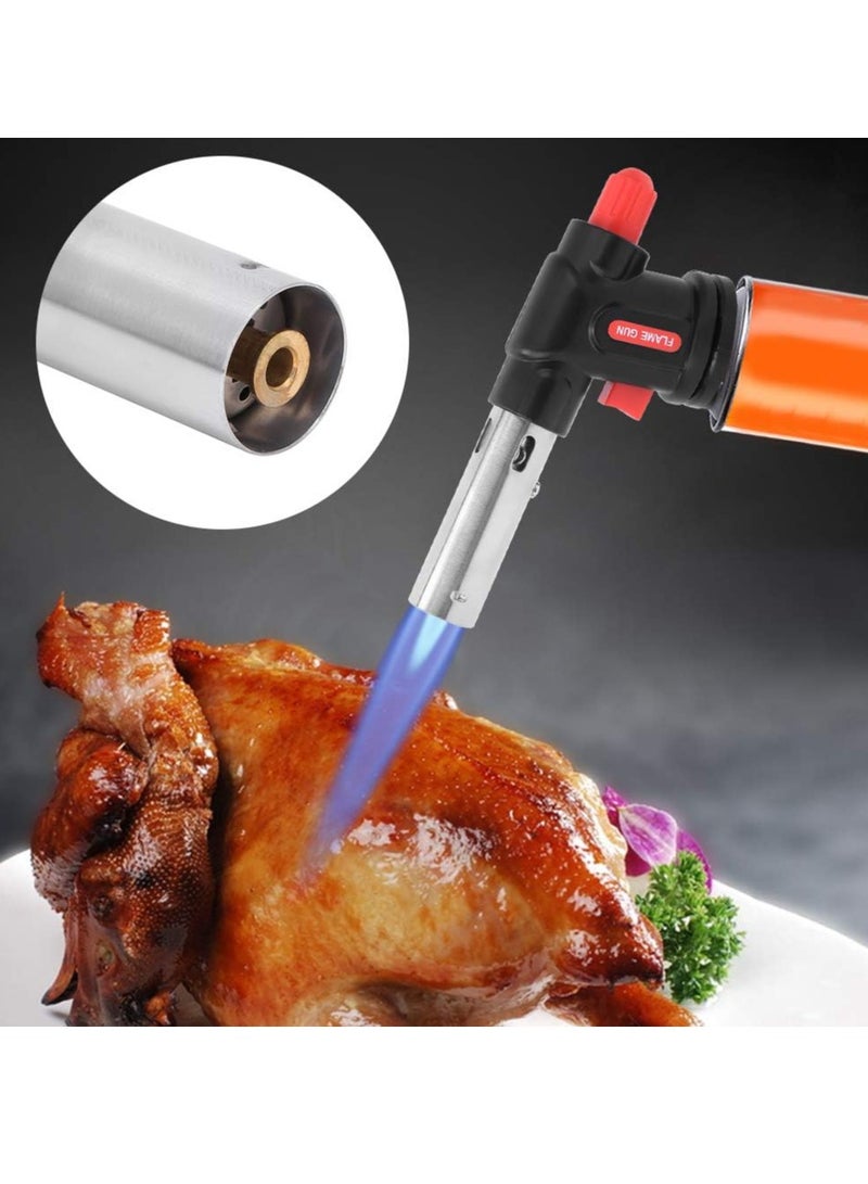 PAMEER Multi-Purpose Butane Propane Torch, Flame Gun, Kitchen Torch, Cooking Torch, Adjustable Flame, Mini Blow Lighter Gas burner, Culinary Torch for BBQ, Baking, Cooking - Image 5