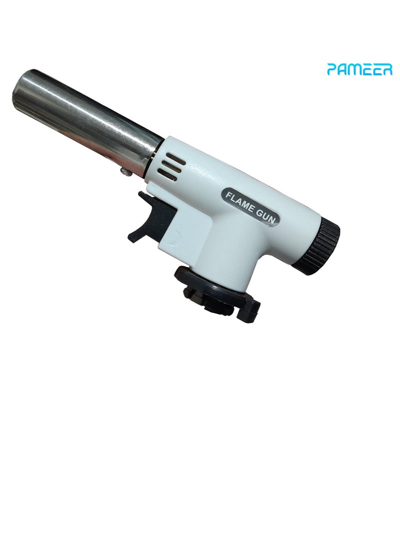 PAMEER Multi-Purpose Butane Propane Torch, Flame Gun, Kitchen Torch, Cooking Torch, Adjustable Flame, Mini Blow Lighter Gas burner, Culinary Torch for BBQ, Baking, Cooking - Image 1