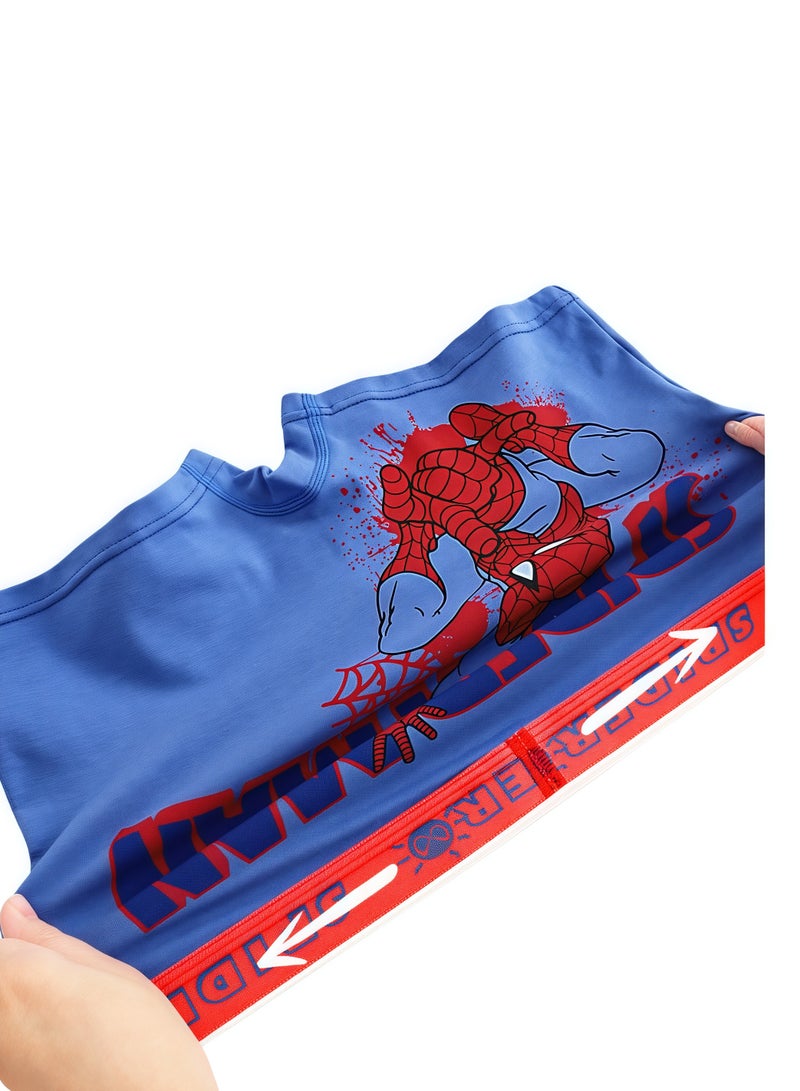 B.JOBSEN Boy Spider Man cartoon pure cotton children's student boxer underwear * 4 pieces - Image 5