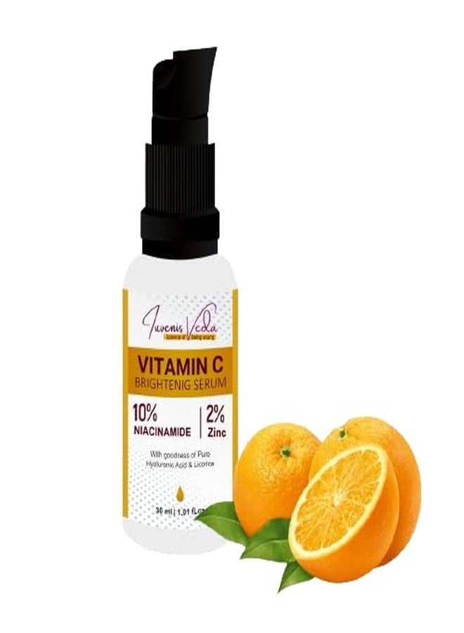Iuvenis Veda Vitamin C Face Serum with Vitamin C Face Wash For Glowing & Brightening Skin For Men & Women (Pack of 2) 230 ml - Image 2