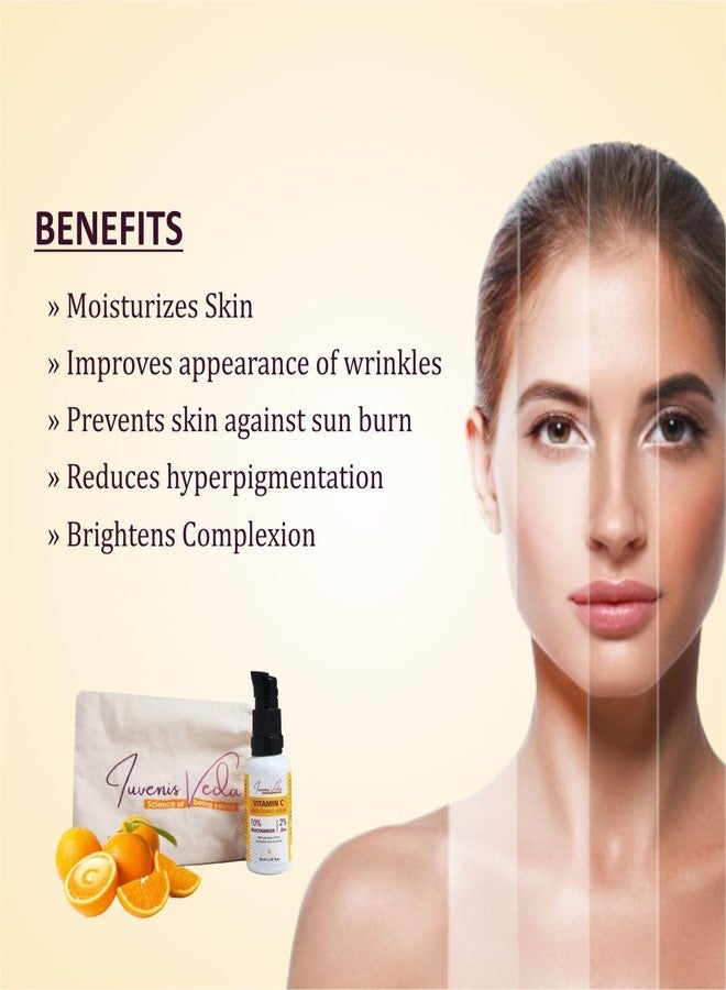 Iuvenis Veda Vitamin C Face Serum with Vitamin C Face Wash For Glowing & Brightening Skin For Men & Women (Pack of 2) 230 ml - Image 3