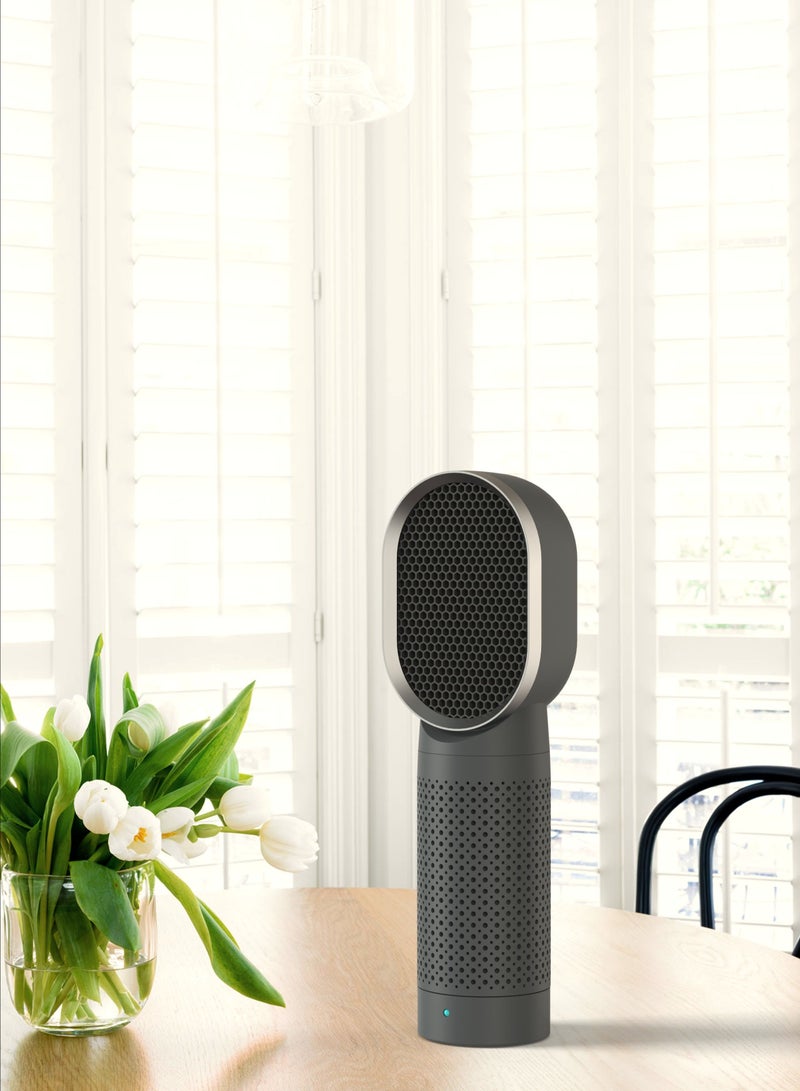 Portable Air Purifier For Home Office Kids Room Activate Carbon And Easy Filter Replacement Miro Miro Grey - Image 2