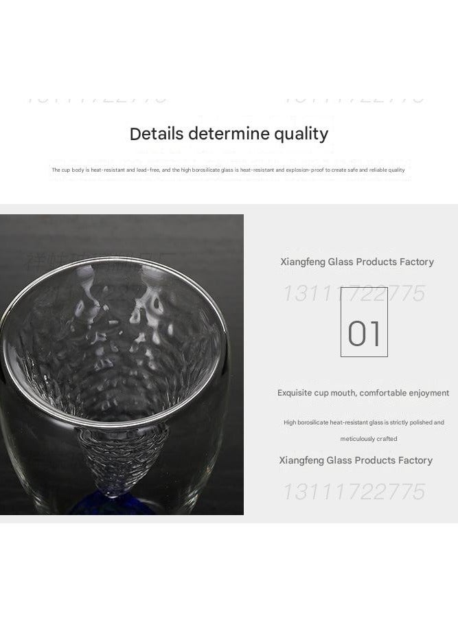 Mermaid Creative Cup Transparent Ice Cream Double layered Beauty Cup Glass Water Cup Shark Glass Cup Tail Cup  - Image 4
