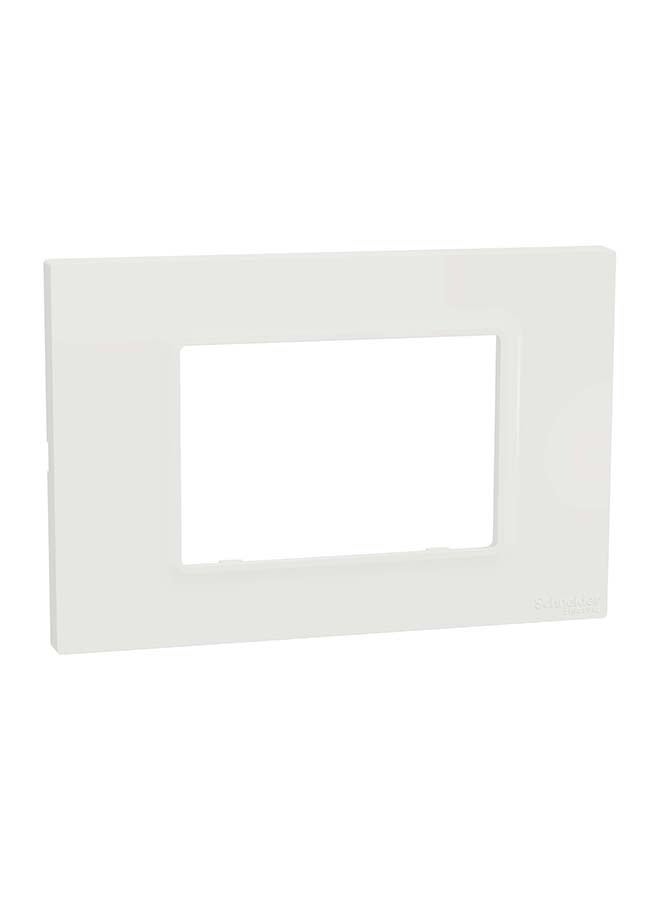 Schneider Electric Schneider Electric Miluz-E Cover frame 3 gang, white  - Image 1