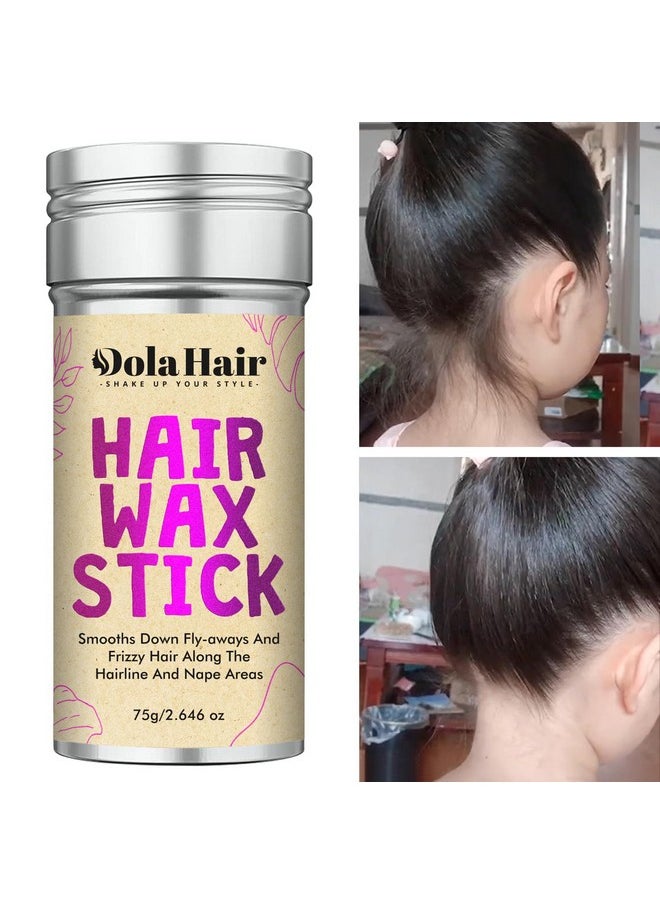 Dolahair Dolahair Hair Wax Stick - Flyaway Control and Styling Pomade for Kids, Women, and Men - Hair Bun Maker and Accessorie (1 Pack of Wax)  - Image 2