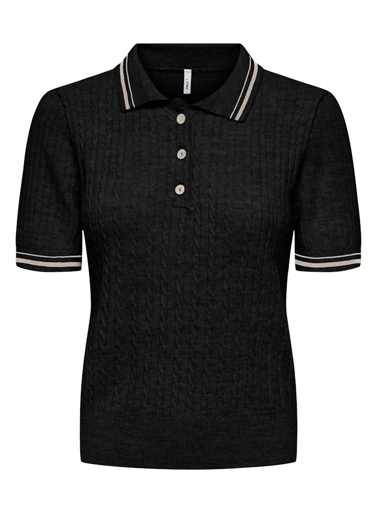 ONLY ONLCANTON SS POLO PULL KNT - Image 1