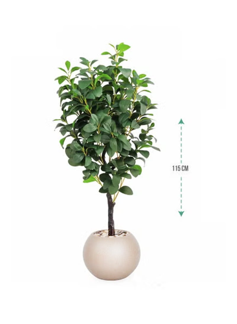 Alrassi Artificial Lemon Tree 115 cm – A Natural and Beautiful Touch for Your Home Décor - Image 1