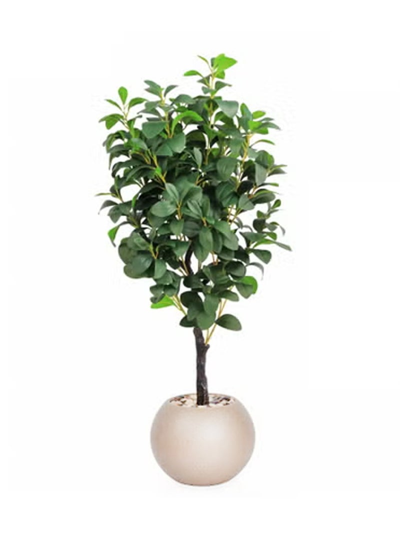 Alrassi Artificial Lemon Tree 115 cm – A Natural and Beautiful Touch for Your Home Décor - Image 2