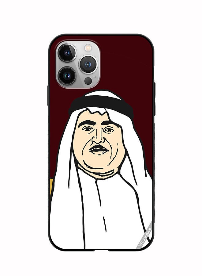 VR CREATIVE Protective Case Cover For Apple iPhone 12 Pro Max Sheikh Khalid Bin Mohammed Al Qasimi Design Multicolour - Image 1