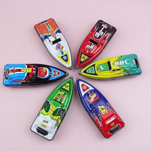 SHAKTISM Diecast Model Pull Back Metal Speed Boat Toy Set for Kids, 4 Pieces, Big Size Die‑Cast Boats, Multicolor, 3+ Years - Image 4