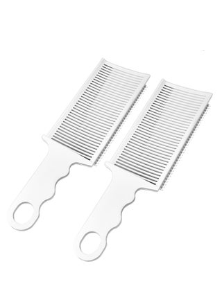 Blending Flat Top Comb,  2 Pieces Fade Combs, Professional Barber Cutting Comb Heat Resistant Clipper Comb for Men Salon Styling Tools – White - pzsku/Z0D1637D49C9CE69432F7Z/45/_/1700893138/e5e7881b-d9f6-4ae9-9d4e-d8a9396bcaca
