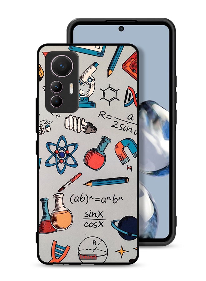 Tolwak Xiaomi 12 Lite Protective Case Cover Science Tags - Image 1