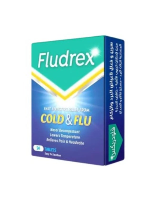 Fludrex Cold & Flu Tablets 24s