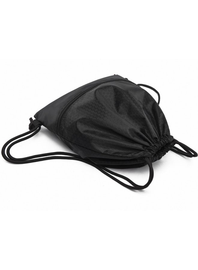 Generic Outdoor Basketball Oxford Cloth Bundle Pocket Large Capacity Drawstring Bag Backpack Training Organization Fixed Print LOGO-Color:Red-Capacity:Large - Image 4