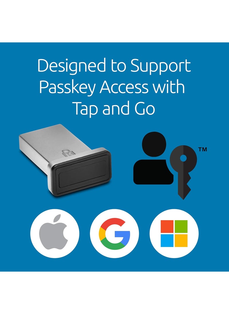 Kensington Kensington VeriMark Gen2 USBA Fingerprint Key Reader  Windows Hello  Windows Hello for Business Tap and Go AntiSpoofing K64704WW  - Image 5