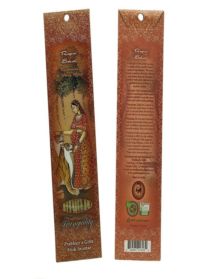 راماكريشناناندا ريزن أعواد بخور راماكريشناناندا سيهوتي إكليل الجبل يلانغ يلانغ، 10 قطع - Image 3