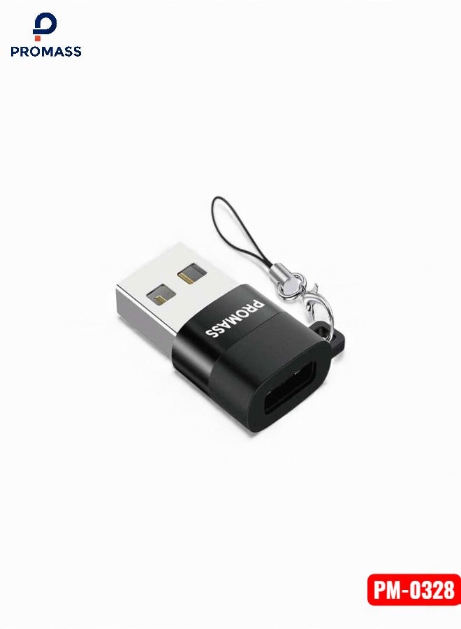PROMASS USB-C to USB adapter, 10Gbps Type-C to Type-A connector, Type-C female to USB male adapter for iPad Pro/Air, iPhone 16 Pro Max, Galaxy S23/S24 Ultra, and computers. - Image 1