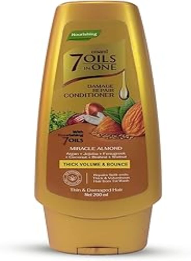 Emami 7 Oils in One Damage Repair Conditioner Miracle Almond 200 ML
