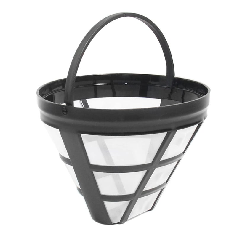 Cestlaive (4-Pack) No.4 Cone Reusable Replacement Coffee Maker Basket Filter Compatible with Cuisinart, Ninja Coffee Bar Brewer Filters, Fit Most 8-12 Cup Basket Drip Coffee Machine, BPA Free - Image 1