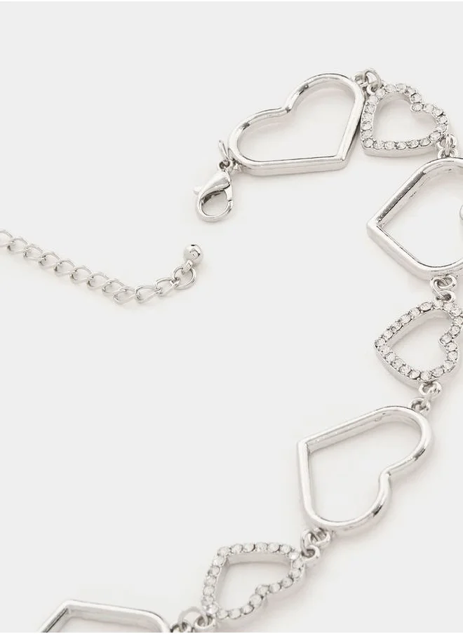 ستايلي Heart Design Necklace