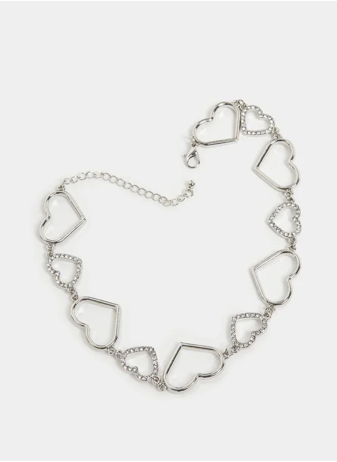 ستايلي Heart Design Necklace